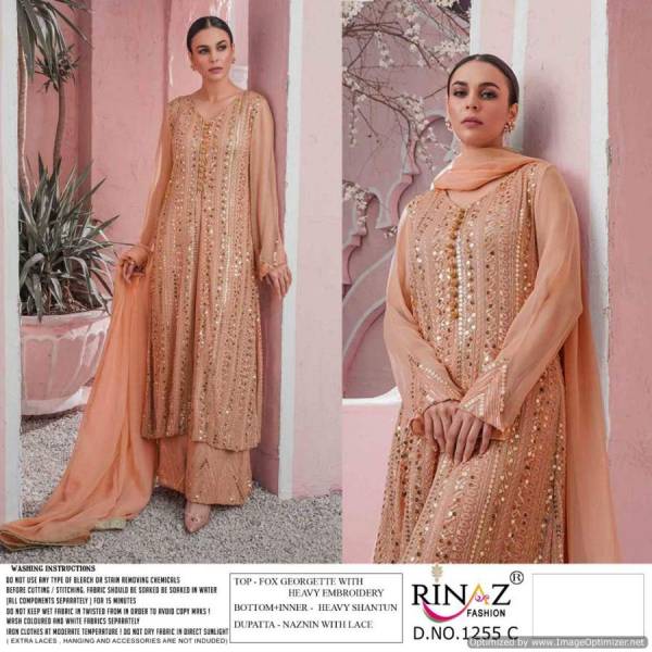 Rinaz 1255 Georgette Wear Pakistani Salwar Kameez Collection